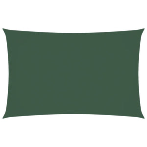Solsegel oxfordtyg rektangulärt 4x7 m mörkgrön