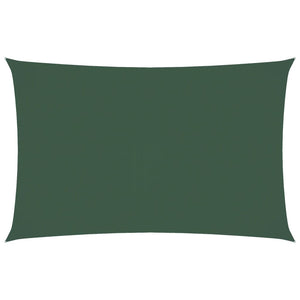 Solsegel oxfordtyg rektangulärt 5x8 m mörkgrön