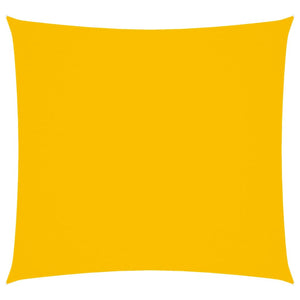 Solsegel oxfordtyg fyrkantigt 3,6x3,6 m gul