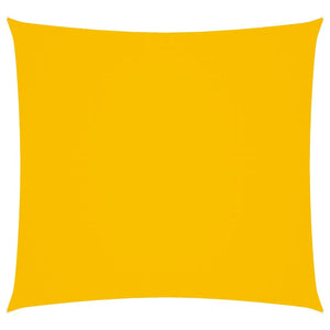 Solsegel oxfordtyg fyrkantigt 5x5 m gul