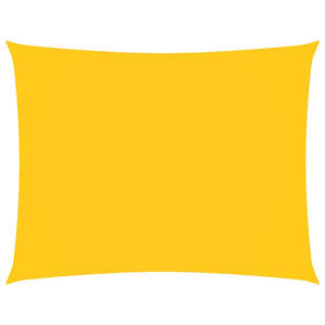 Solsegel oxfordtyg rektangulärt 2,5x3,5 m gul