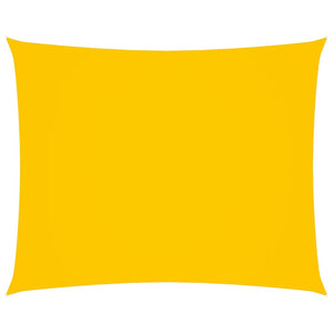 Solsegel oxfordtyg rektangulärt 2,5x4,5 m gul