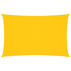 Solsegel oxfordtyg rektangulärt 2,5x5 m gul