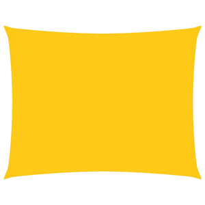 Solsegel oxfordtyg rektangulärt 5x7 m gul