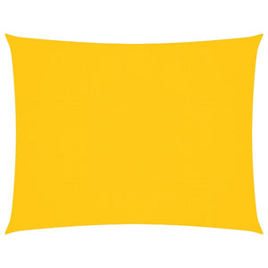 Solsegel oxfordtyg rektangulärt 6x7 m gul
