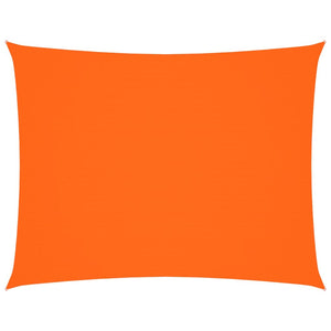 Solsegel oxfordtyg rektangulärt 3,5x4,5 m orange