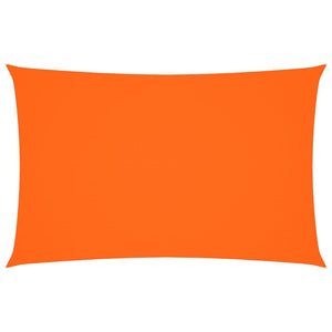 Solsegel oxfordtyg rektangulärt 5x8 m orange