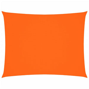 Solsegel oxfordtyg rektangulärt 6x7 m orange