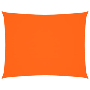 Solsegel oxfordtyg rektangulärt 6x8 m orange