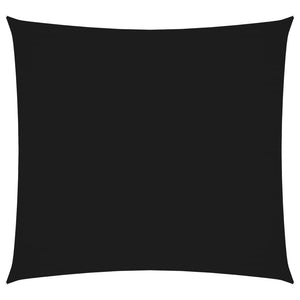 Solsegel oxfordtyg fyrkantigt 2,5x2,5 m svart
