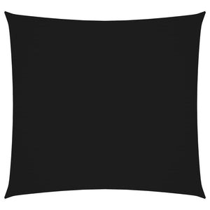 Solsegel oxfordtyg fyrkantigt 6x6 m svart