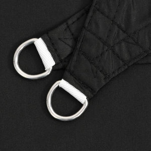 Solsegel oxfordtyg trekantigt 3x4x5 m svart