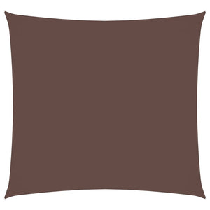 Solsegel oxfordtyg fyrkantigt 3x3 m brun