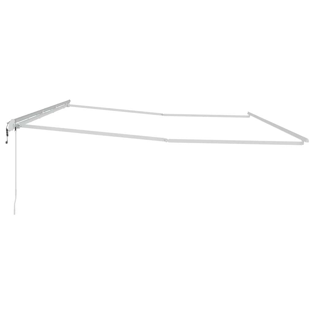 Markisram Vit 600 × 300 cm Aluminium