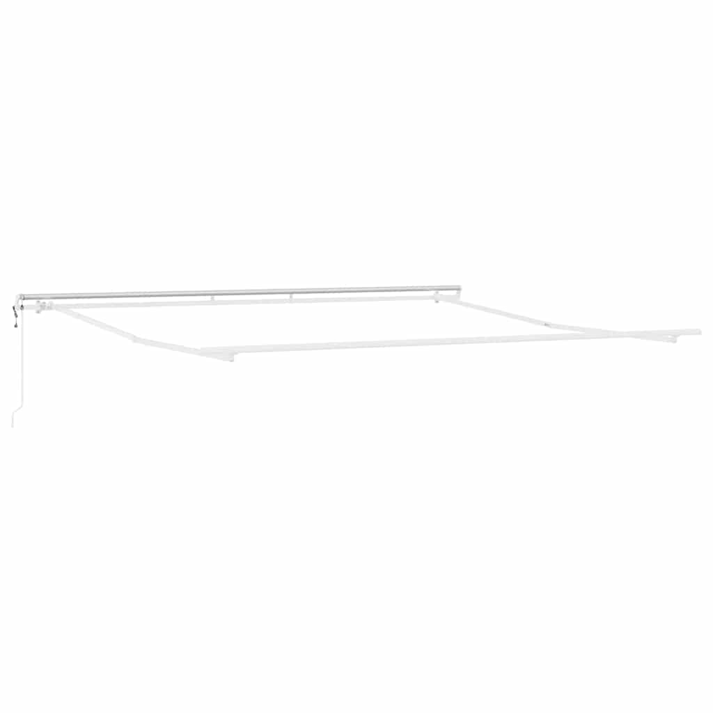 Markisram Vit 500 × 350 cm Aluminium