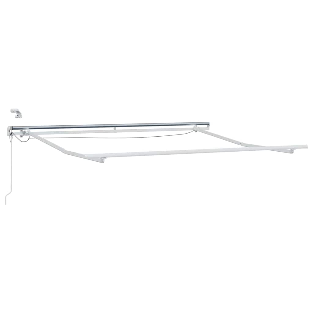 Markisram Vit 350 x 250 cm Aluminium