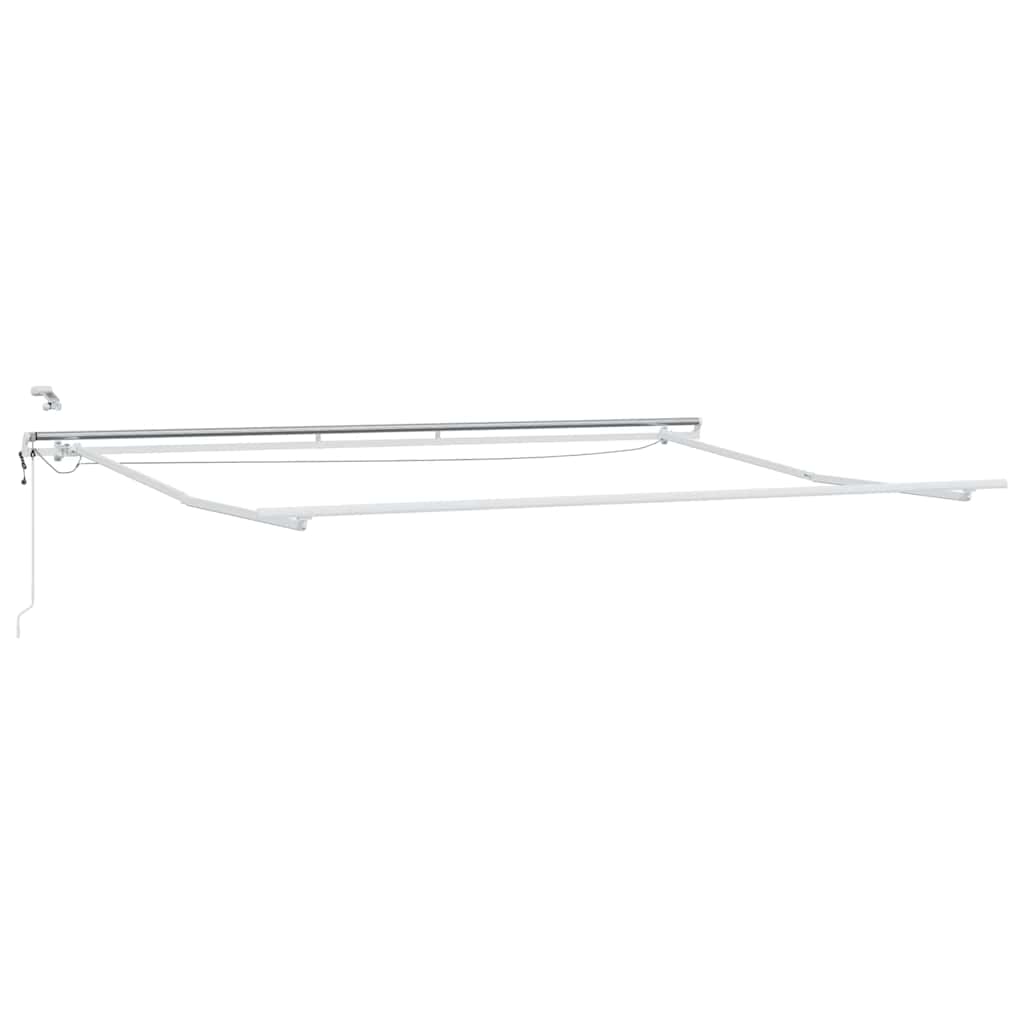 Markisram Vit 400 × 300 cm Aluminium