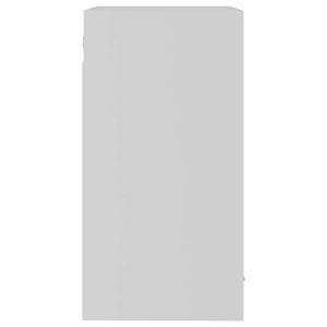 Väggskåp med glasdörrar “Lyon” vit 40x31x60 cm konstruerat trä