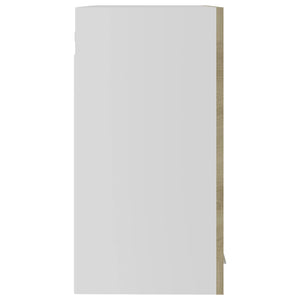 Väggskåp med glasdörrar “Lyon” sonoma-ek 60x31x60 cm