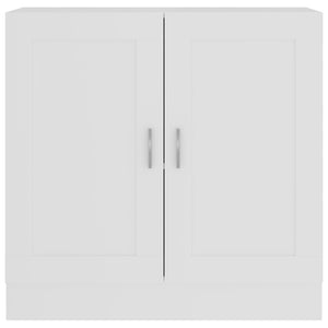 Bokhylla vit 82,5x30,5x80 cm konstruerat trä