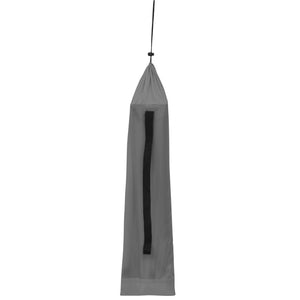 Campingsäng 180x60x19 cm oxfordtyg och stål grå