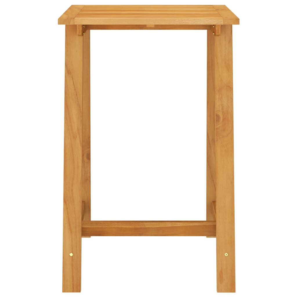 Barbord för trädgården 70x70x104 cm massivt akaciaträ