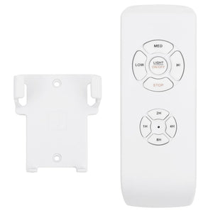 Takfläkt med lampa och fjärrkontroll 108 cm mörkbrun