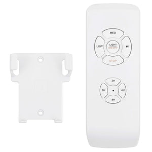 Takfläkt med lampa och fjärrkontroll 76 cm mörkbrun