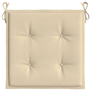 Stolsdynor 6 st beige 50x50x4 cm oxfordtyg