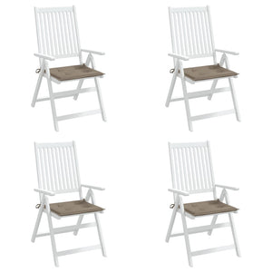 Stolsdynor 4 st taupe 50x50x4 cm oxfordtyg