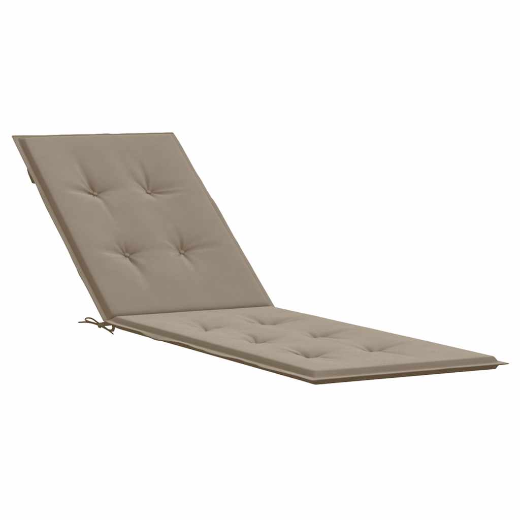 Solsängsdyna taupe (75+105)x50x4 cm