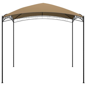 Paviljong 3x3x2,65 m taupe 180 g/m²