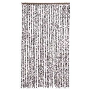 Insektsdraperi brun och beige 118x220 cm chenille