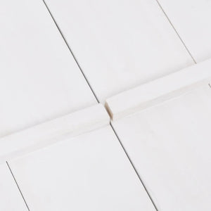 Sandlåda granträ vit 95x90x15 cm