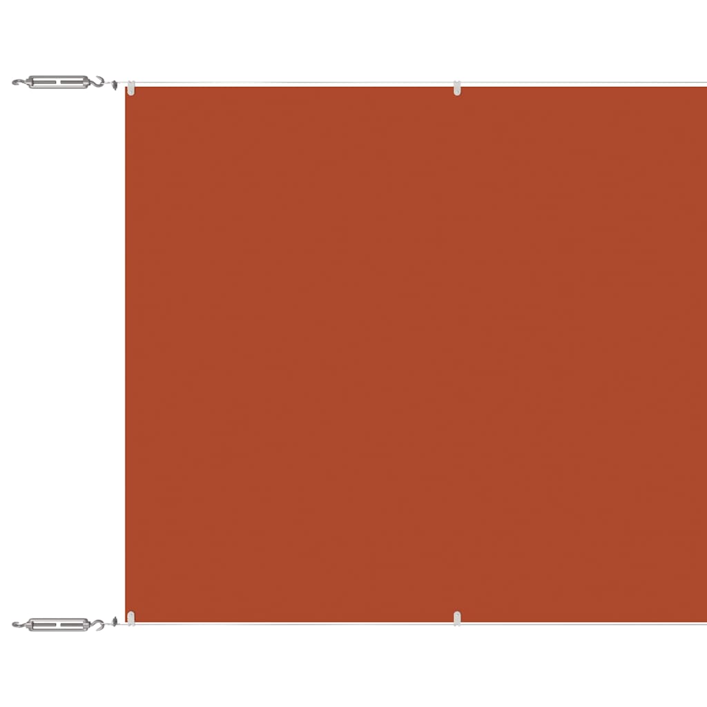 Markis vertikal terrakotta 140x800 cm oxfordtyg