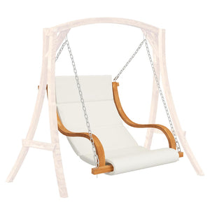 Hängstol utan gungställning med dyna böjträ