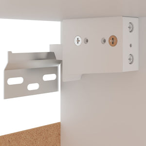 Väggskåp “Lyon” 2 st sonoma-ek 50x31x60 cm konstruerat trä