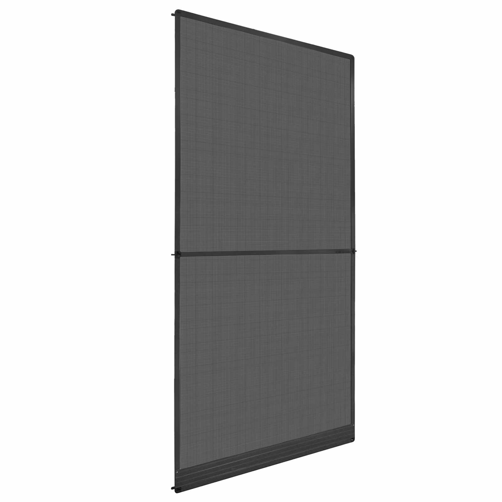 Fällbart insektsfilter Antracit och svart 120 x 240 cm