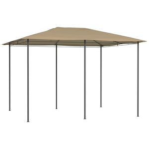 Paviljong 3x4x2,6 m taupe 160 g/m²