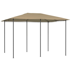 Paviljong 3x4x2,6 m taupe 160 g/m²