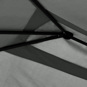 Paviljong 3x4x2,6 m antracit 160 g/m²