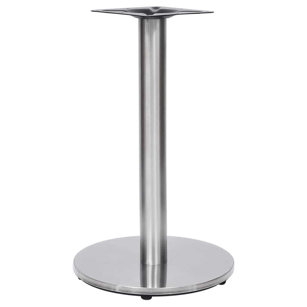 Bistro bordsben silver Ø45x72 cm rostfritt stål