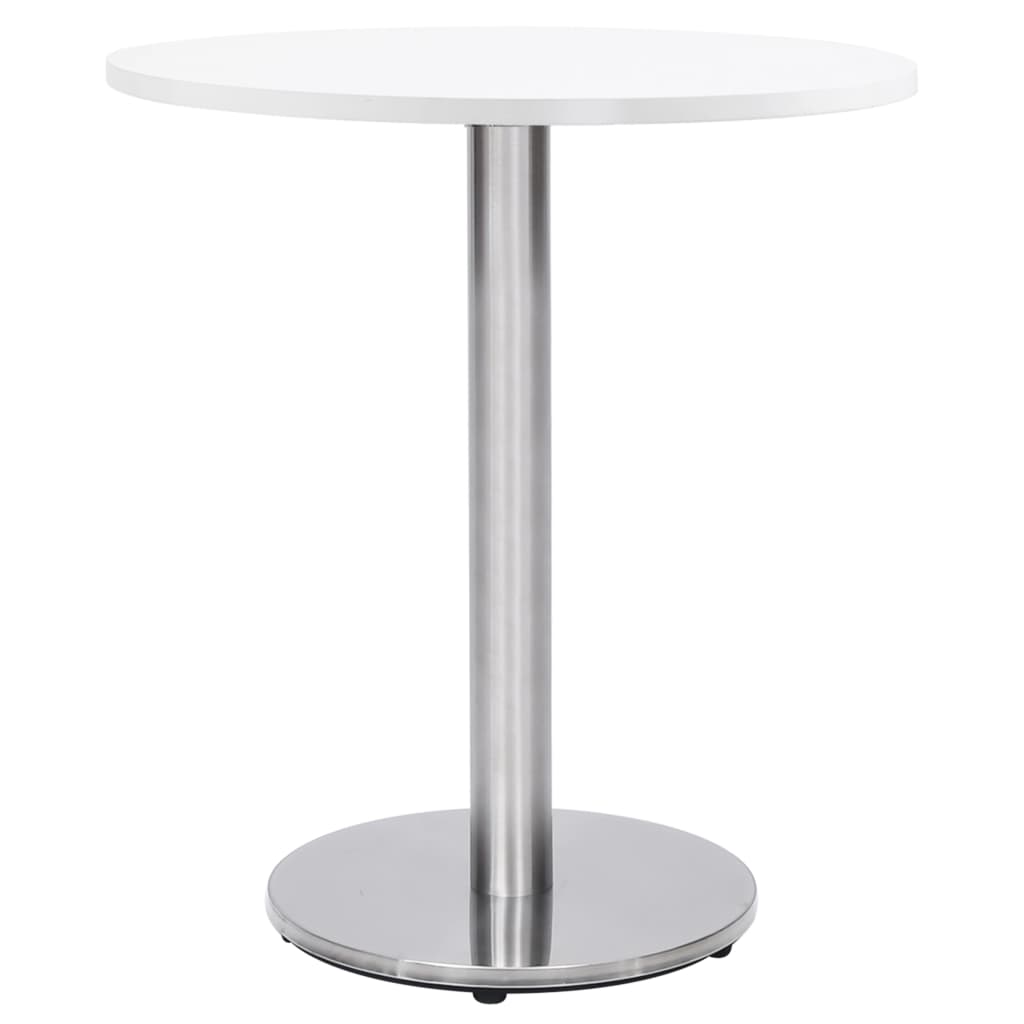 Bistro bordsben silver Ø45x72 cm rostfritt stål