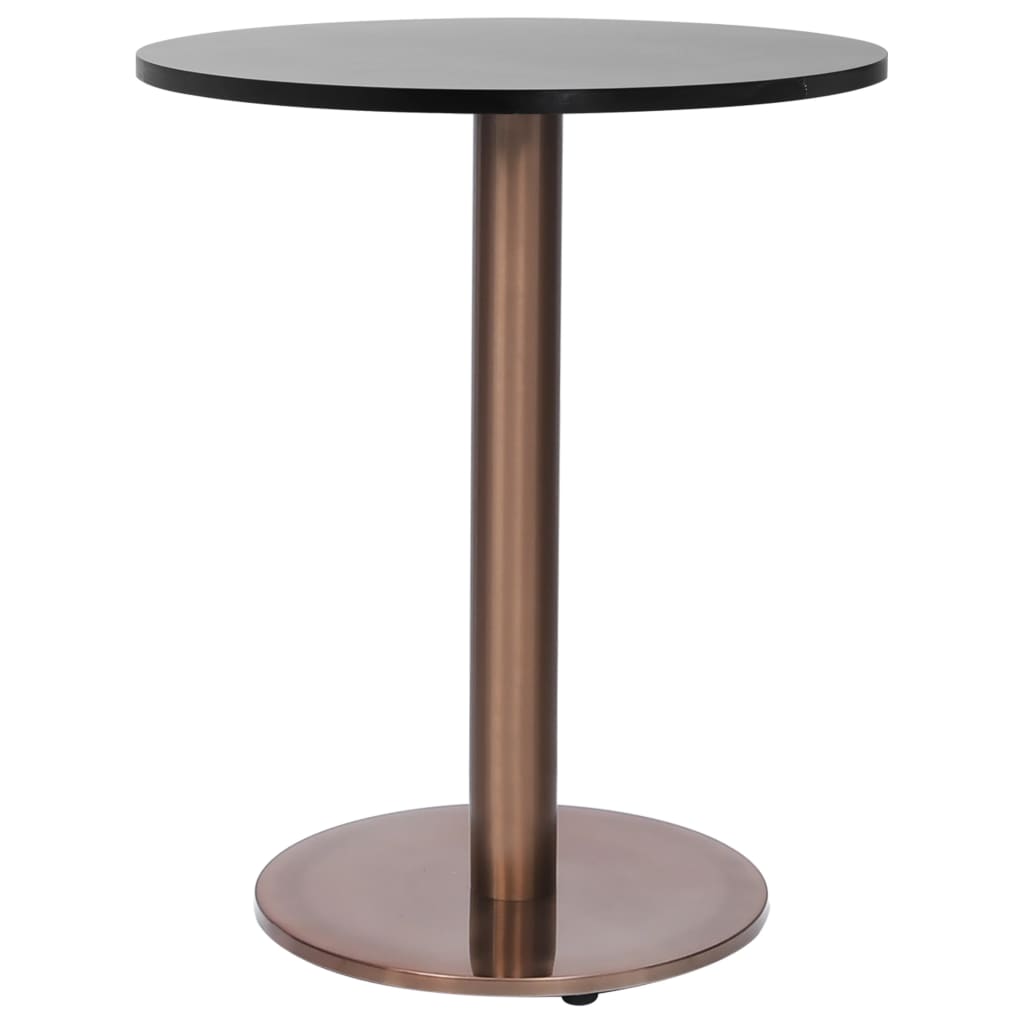 Bistro bordsben guld Ø45x72 cm rostfritt stål
