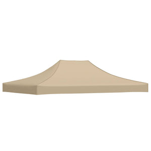 Tak till partytält 4x3 m beige 270 g/m²