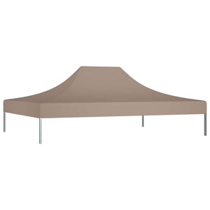 Tak till partytält 4x3 m taupe 270 g/m²