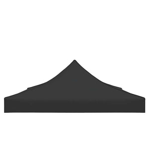 Tak till partytält 4,5x3 m svart 270 g/m²