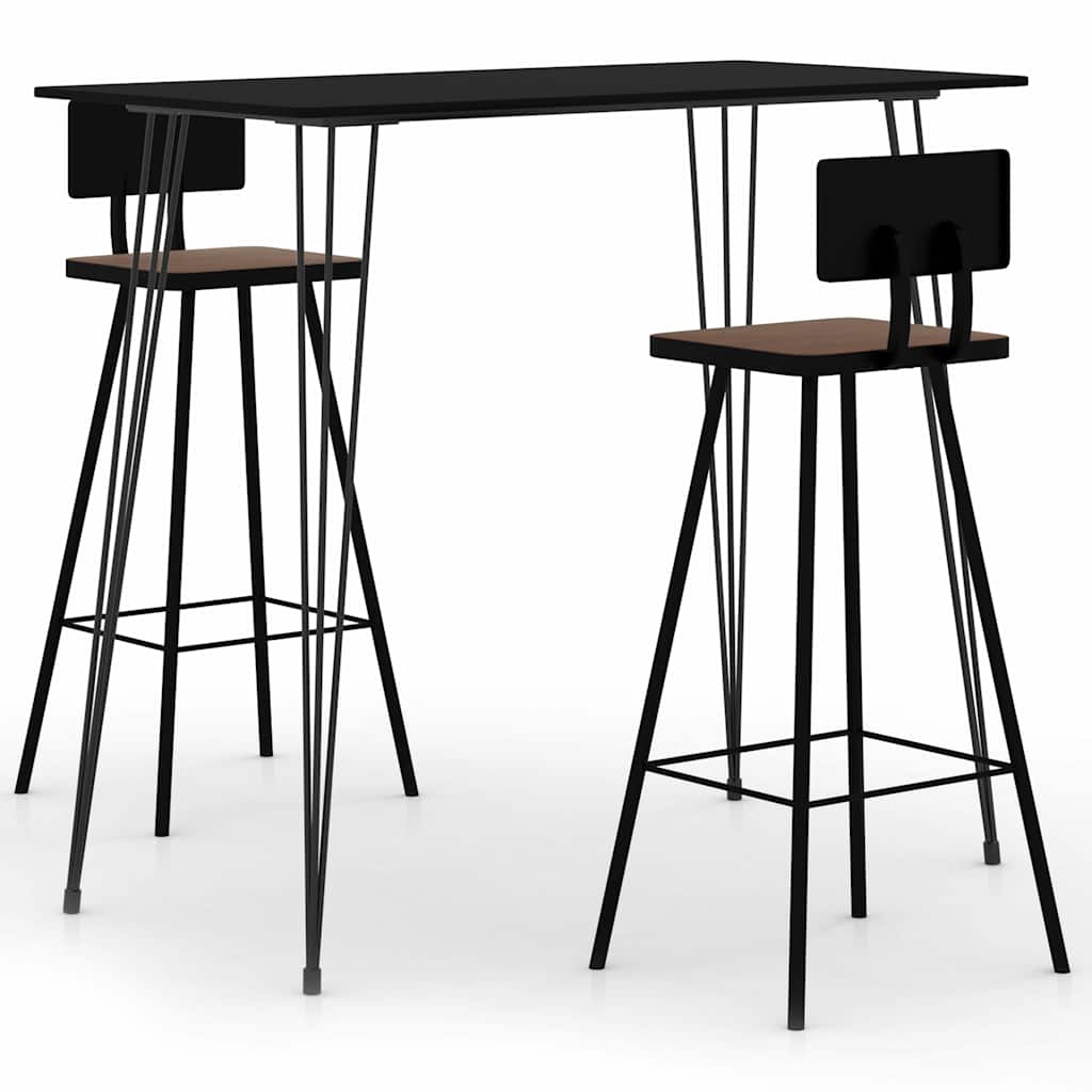 Bargrupp 3 delar svart