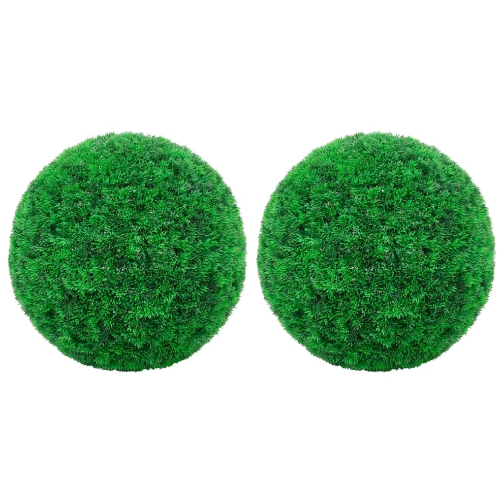 Konstgjorda buxbombollar 2 st 52 cm