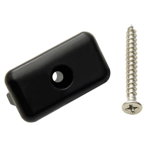 Monteringsclips trall med skruvar 200 st plast/rostfritt stål